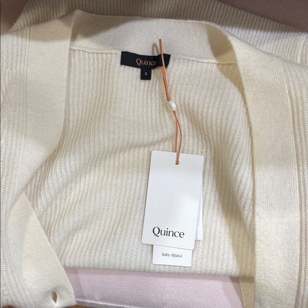 Quince Women's Ivory Cardigan